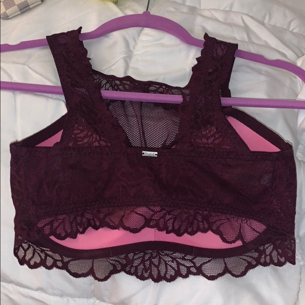 Pink Lace Bra